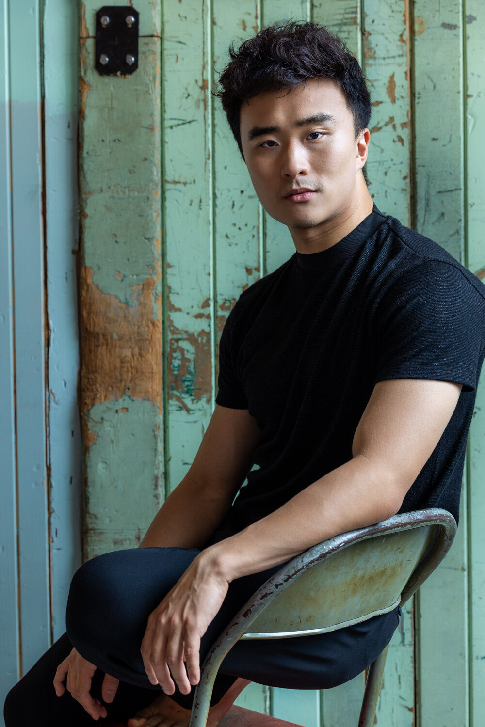 Photographie lyfestyle Homme asiatique sur fond vert