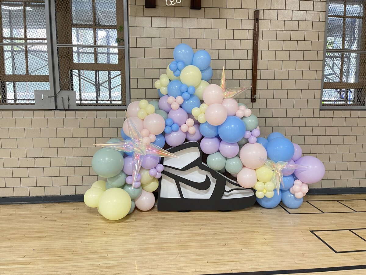 sneaker ball pastal colors 