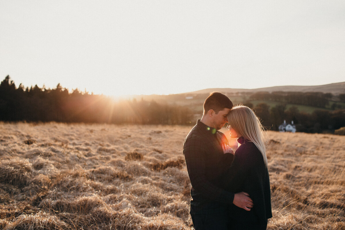 Engagement shoot on dartmoor
