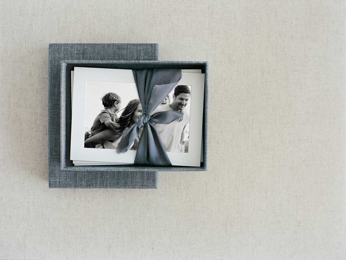 Matted-Prints-and-silk-box-Brisbane-Family-Photographer