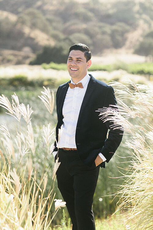 Carmel Valley Wedding Photographer Groom