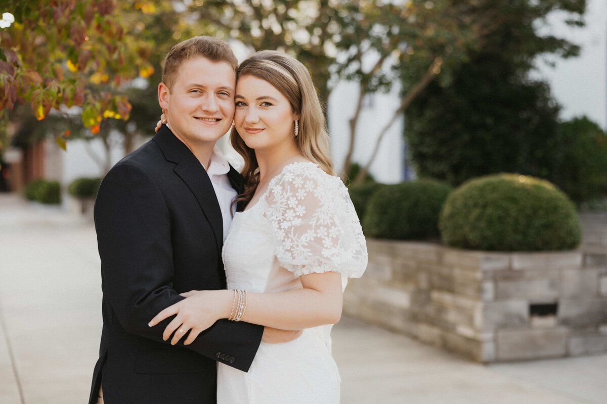 couple embracing