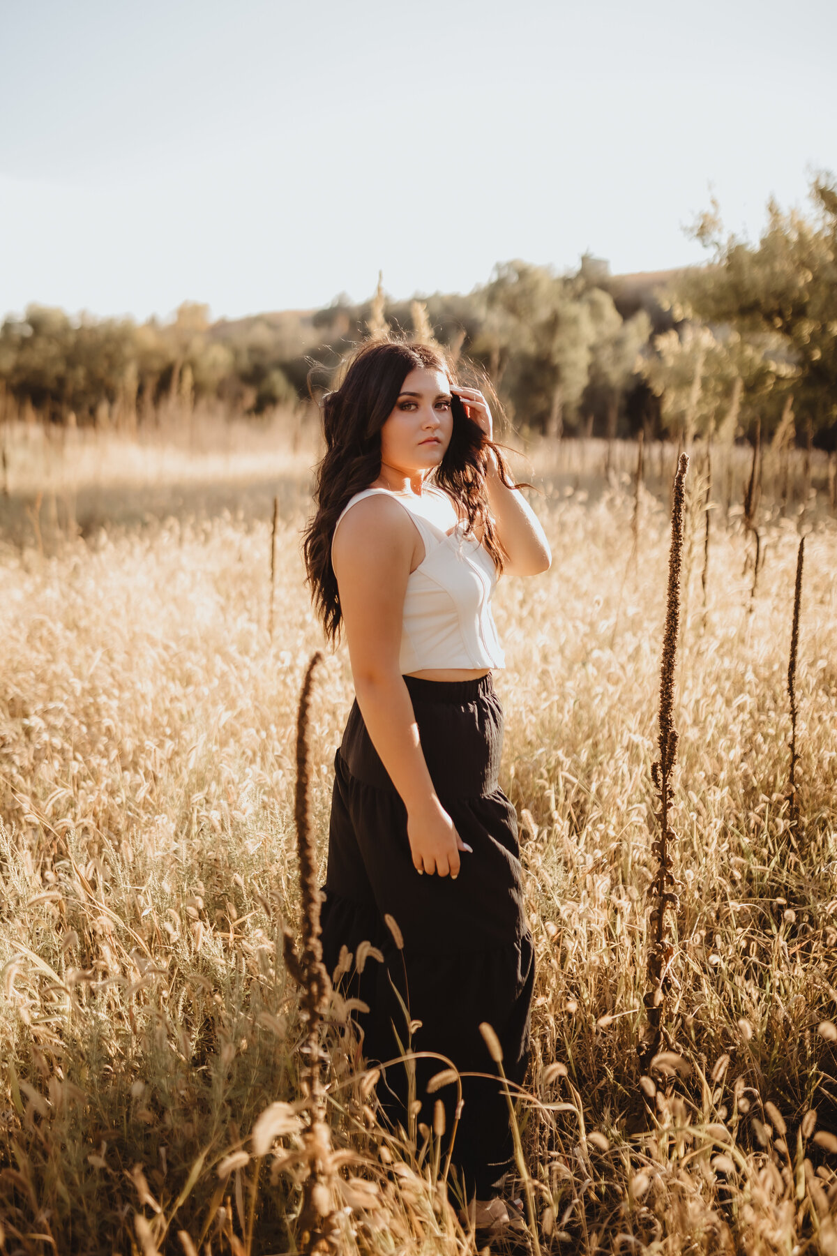 SENIOR STANDING IN FIELD