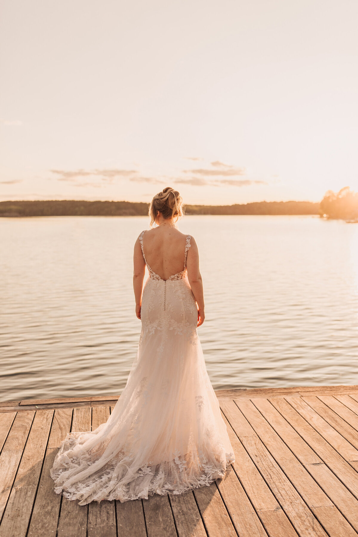 Bröllopsfotograf Stockholm golden hour