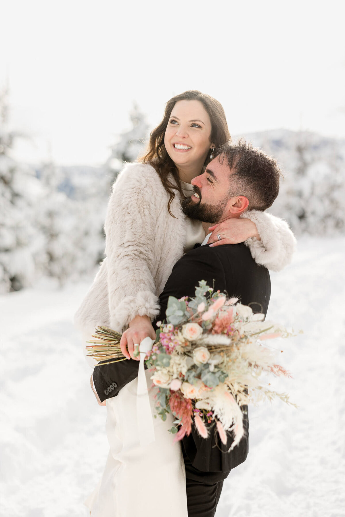 Winter Elopement Photography Alps Austria