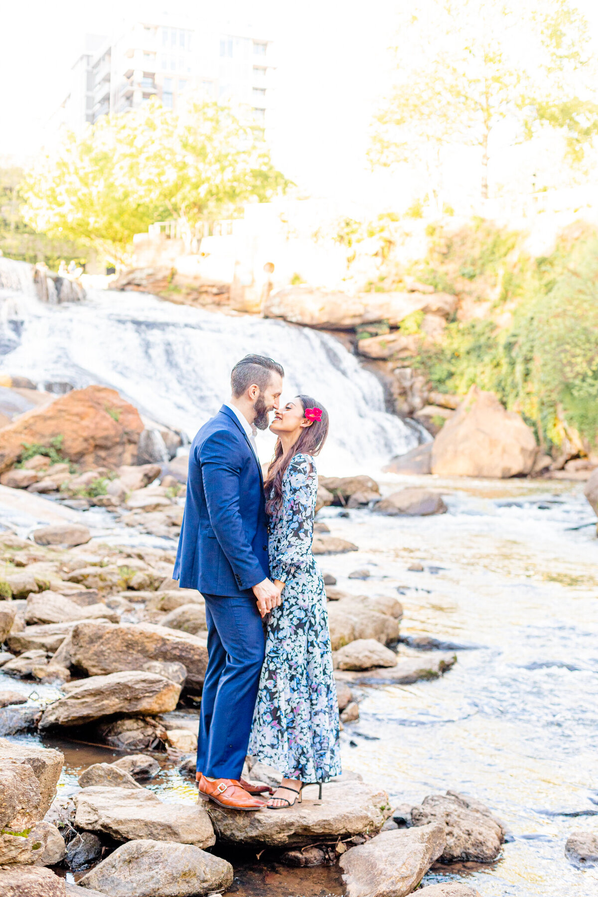 Falls Park on the Reedy Engagement Photos-36 copy