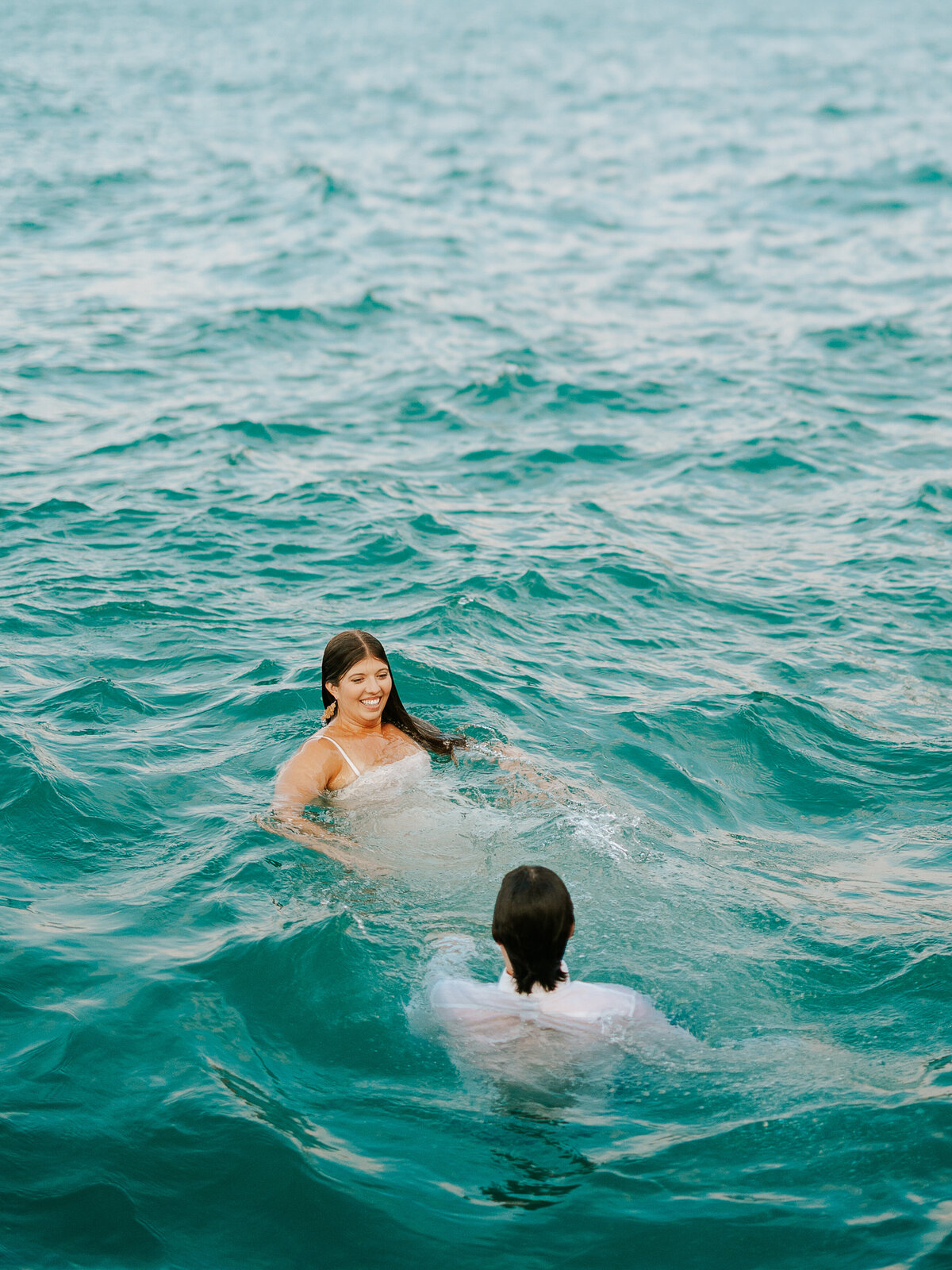 Downtown Chicago Dallas Engagement Photos Colorful Washington Square Park Wrigley North Ave Beach-25