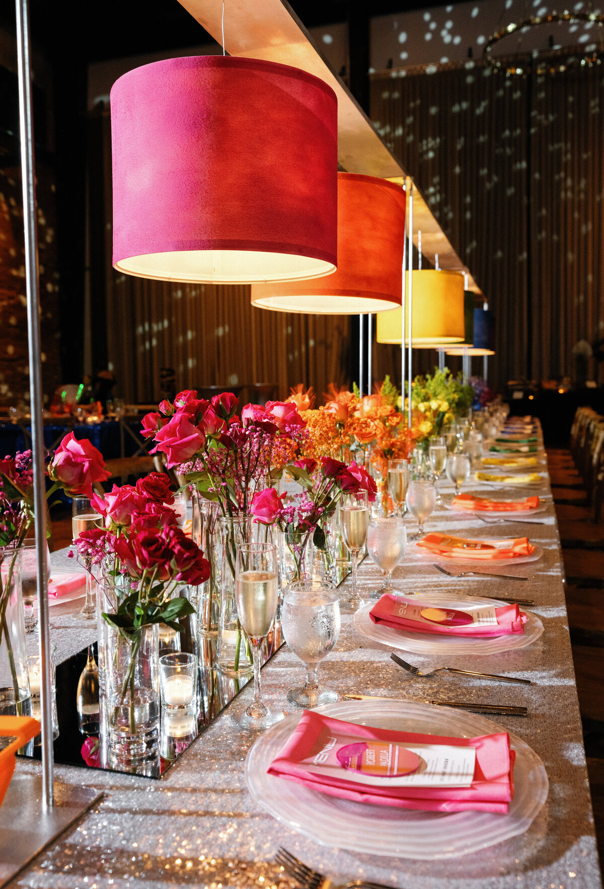 29 - Armature Works The Gathering Wedding Reception Tablescape - Tampa Wedding Planner