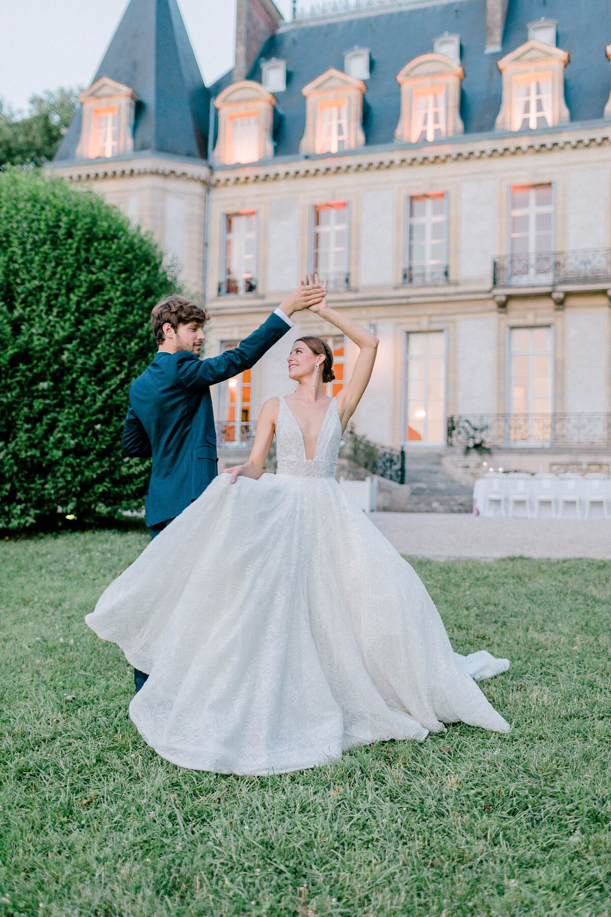 Paris chateau intimate destination wedding 26