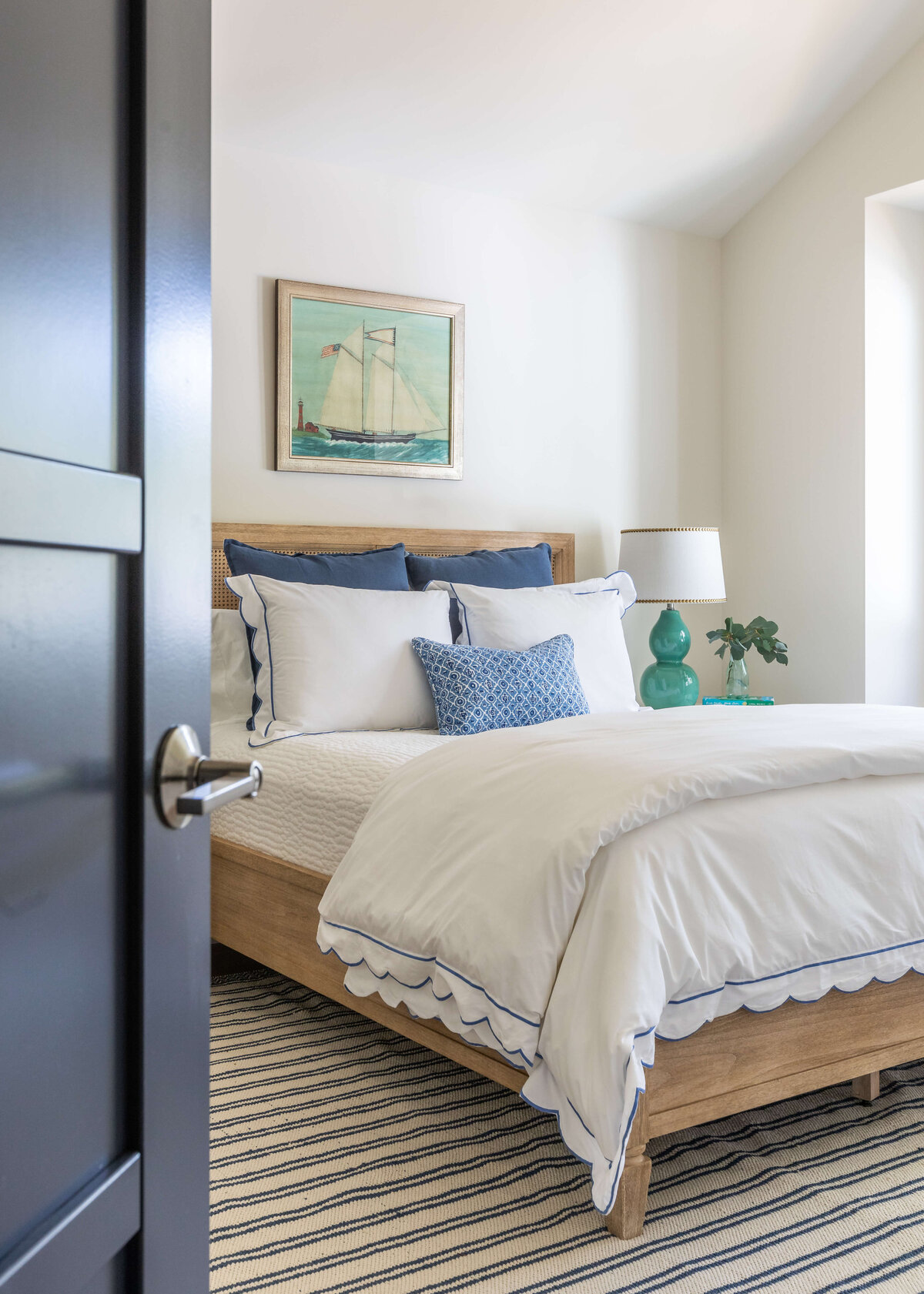 Amelia Island Coastal Bungalow Lola Interiors bedroom
