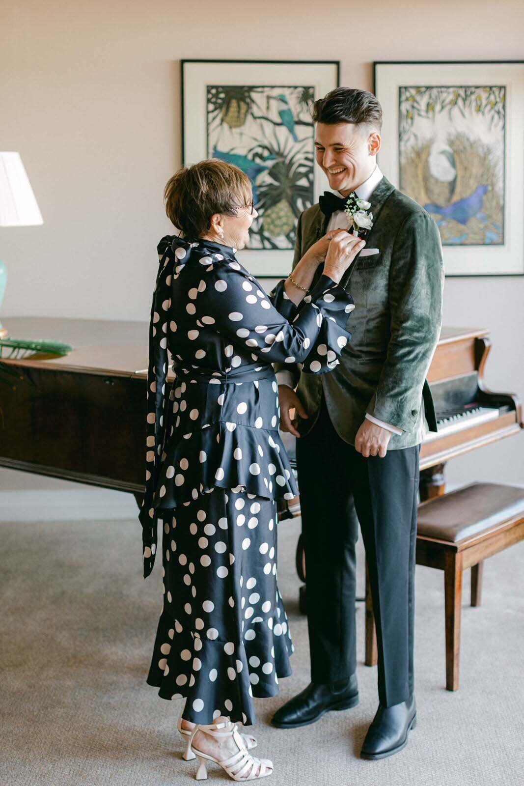 groom preparation