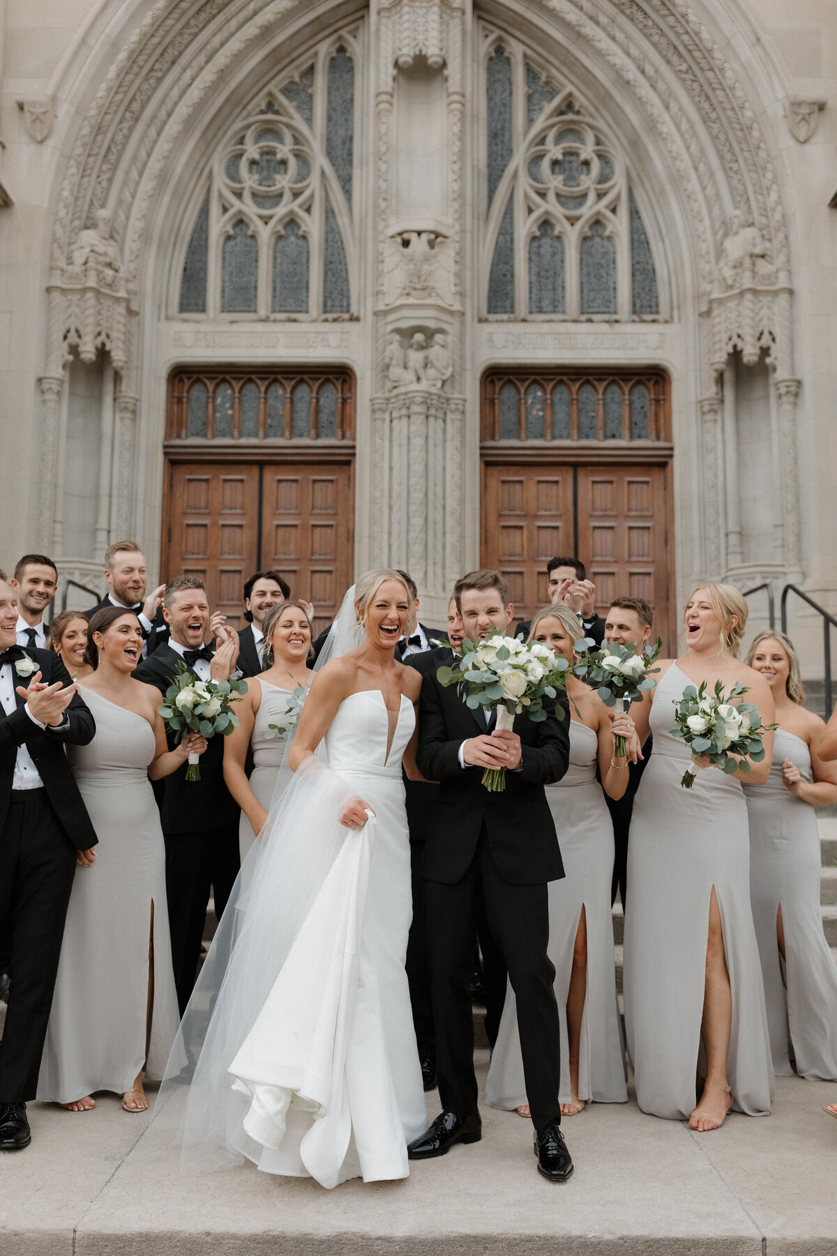 Indianapolis wedding photography packages bridal party group