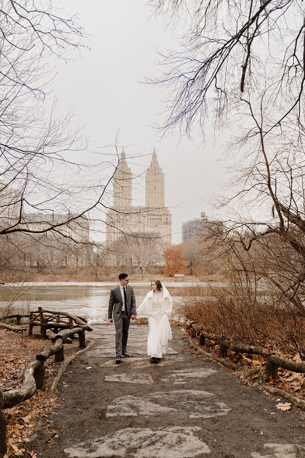 Intimate winter wedding at Central Park NYC | Oduma photography-106