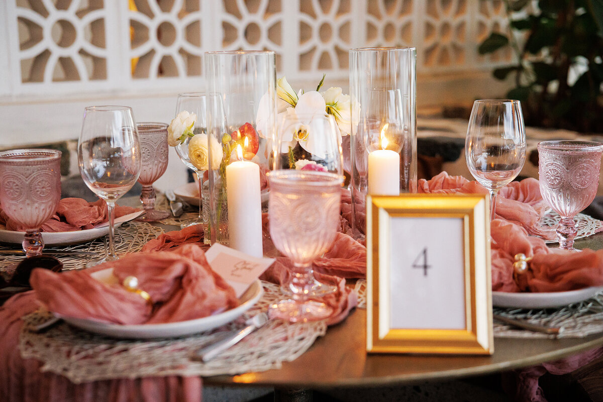 beach reception decor