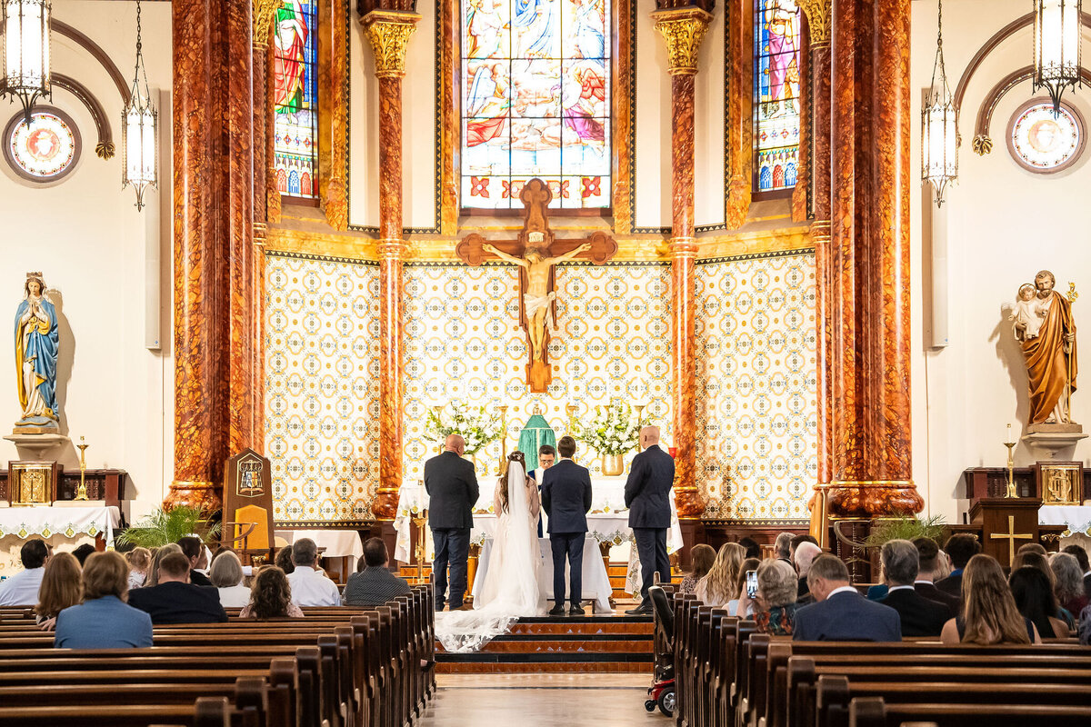 St Mary's Cathedral Wedding Austin Texas