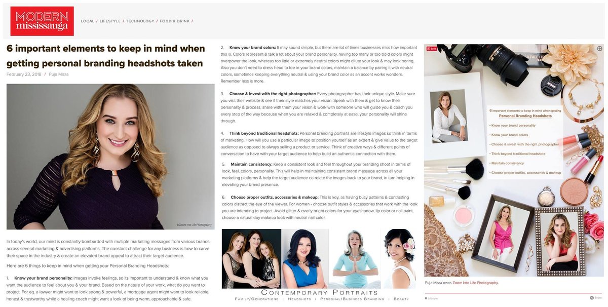 Portrait Photographer specialising in women's portraits offering Personal Branding, Business Branding, Headshots, Makeover Photoshoots in Mississauga, Oakville, Milton, Burlington, Toronto, GTA