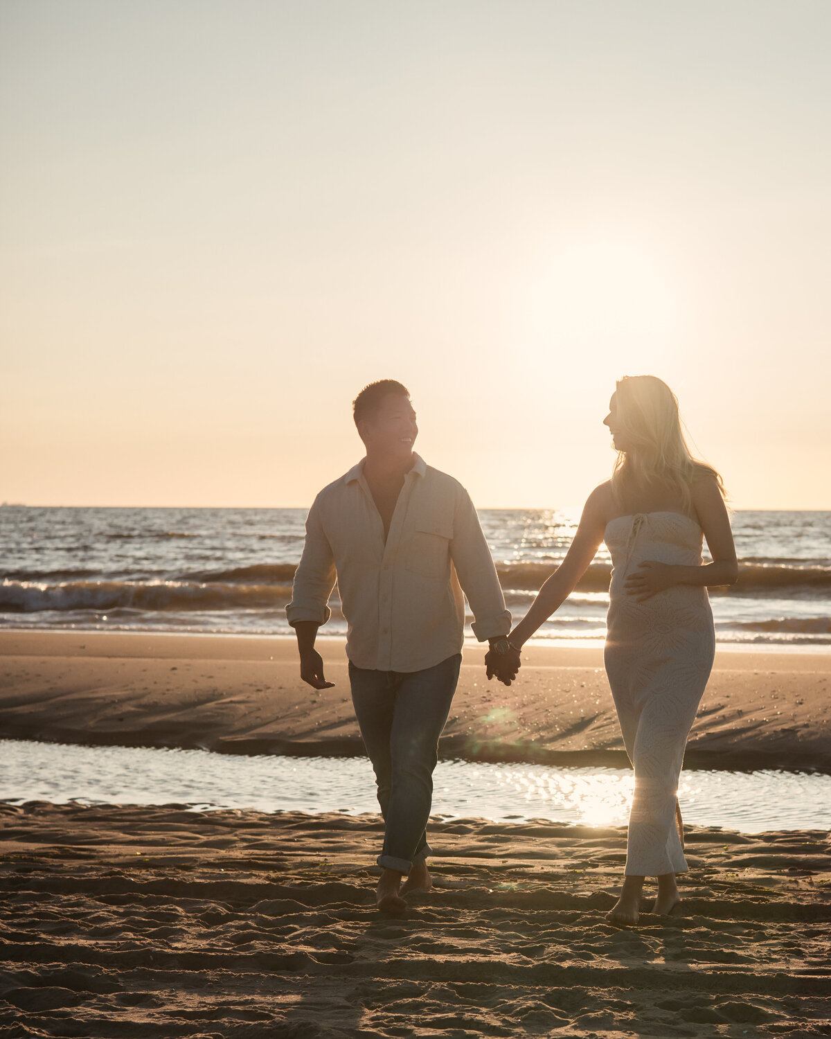 zonsondergang shoot zwanger