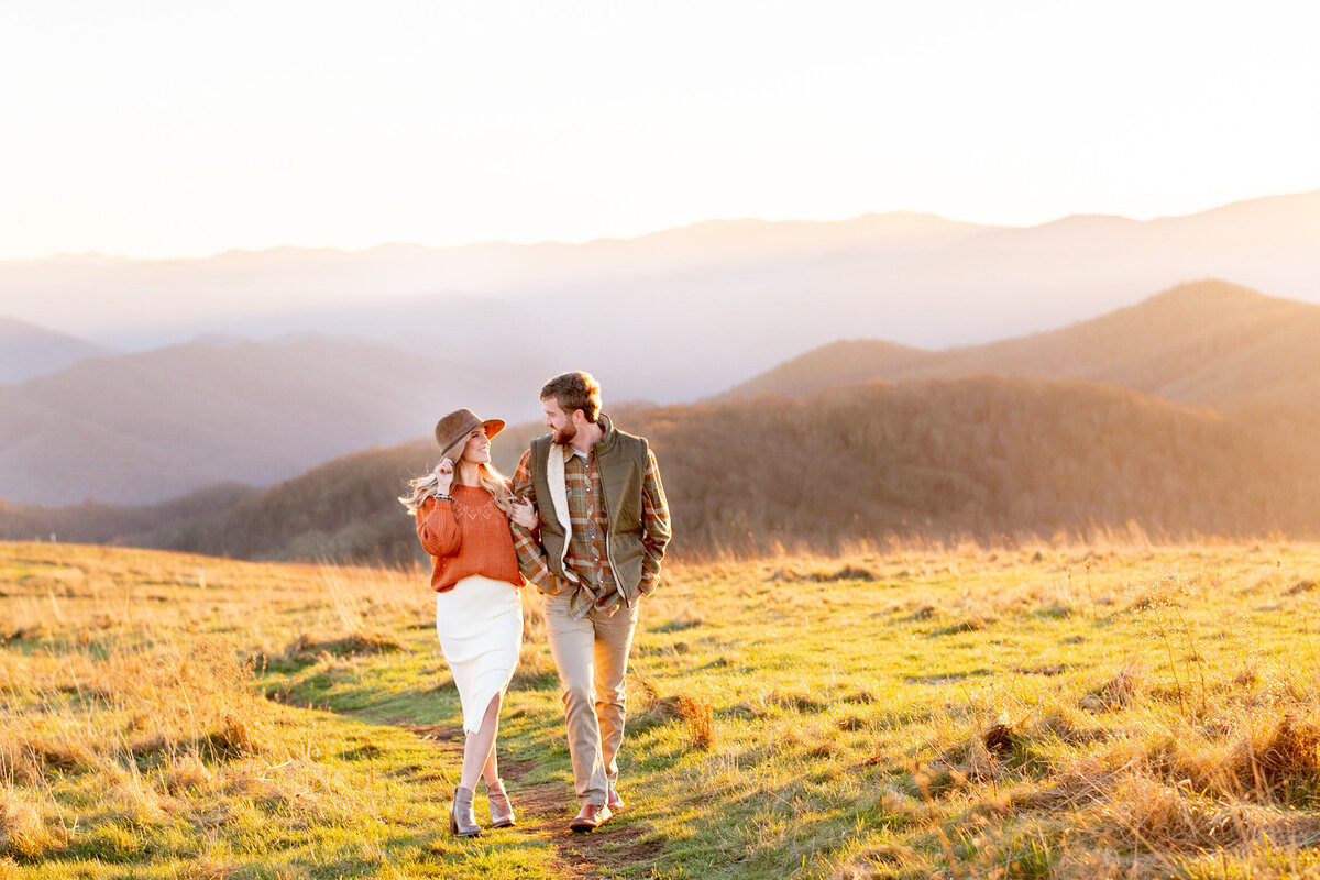 mountain engagement picture at max patch