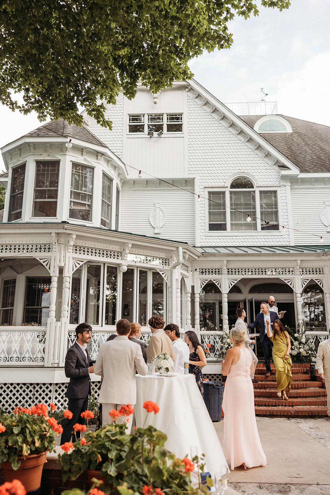 Red Pine Point Indian River Michigan Intimate Wedding Reception K. E. Rogers Photography-17
