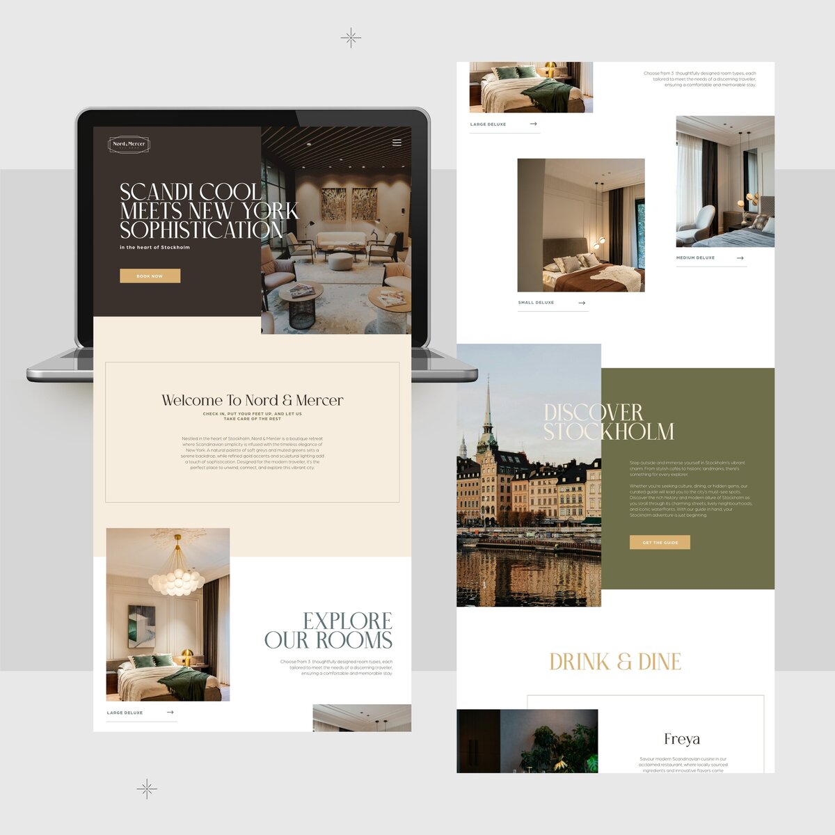 Design of a beautiful website for a yoga retreat