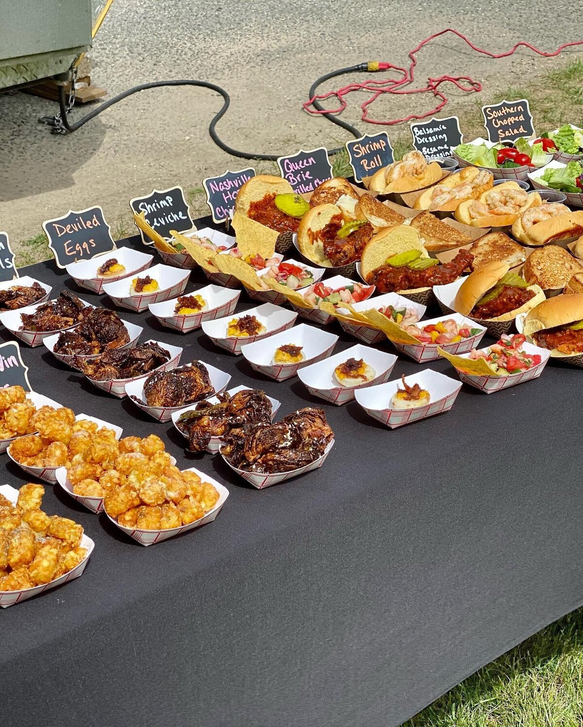 The Grateful Gourmet Appetizer Bar. plan your next event, party corporate event with The Grateful Gourmet fresh ingredients break down and set up all included we do everything from start to finish 