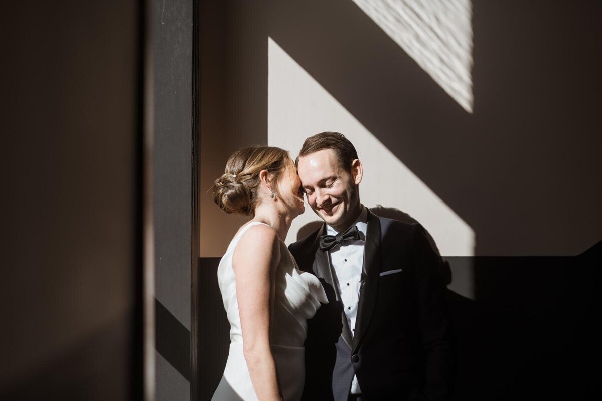 Bride-and-Groom-First-Look-maison-de-la-luz-hotel-New-Orleans-Lines-with-Shadows.jpg