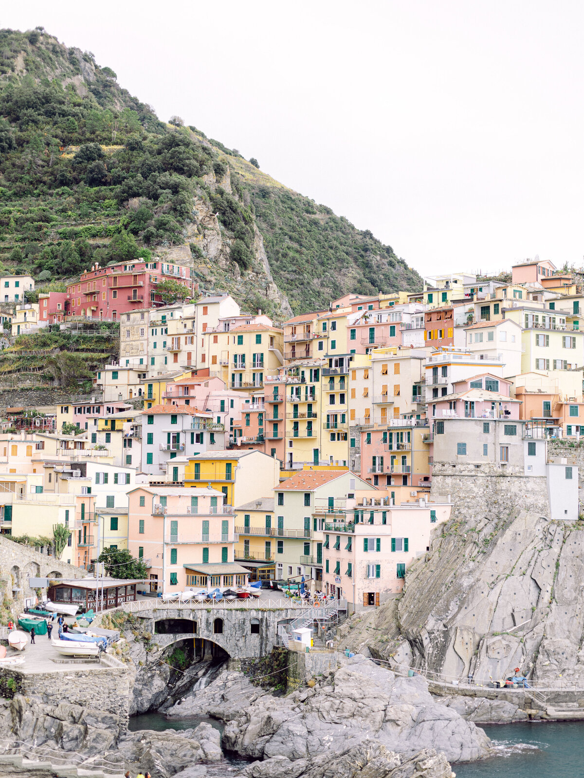 View of colorful buildings in Cinque Terre