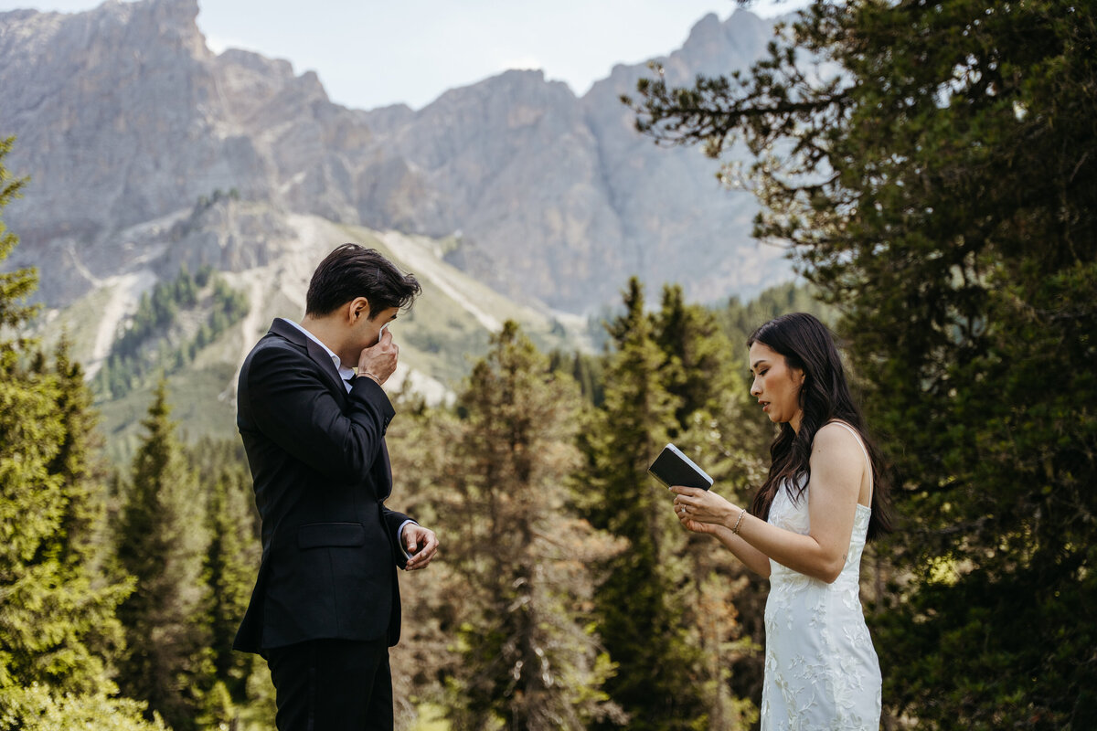 Passo delle Erbe Elopement Dolomites -29