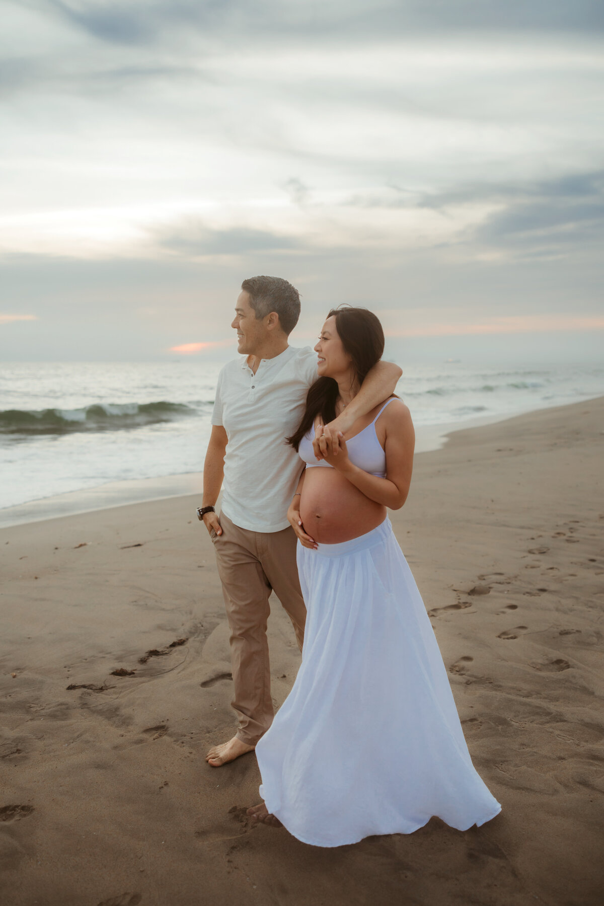 LA Beach Maternity Photography 123