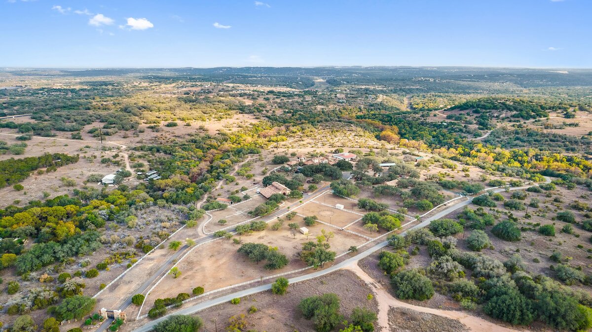 panoramic views at texas hill country ranch