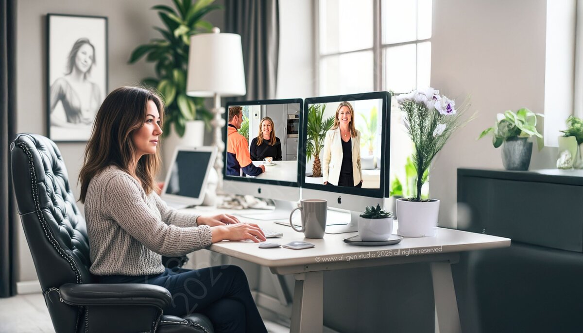 Jacquie Zelcer designing personal brand websites for advisers, consultants, and self-employed professionals using AI-generated visuals and brand photography for ai-genstudio