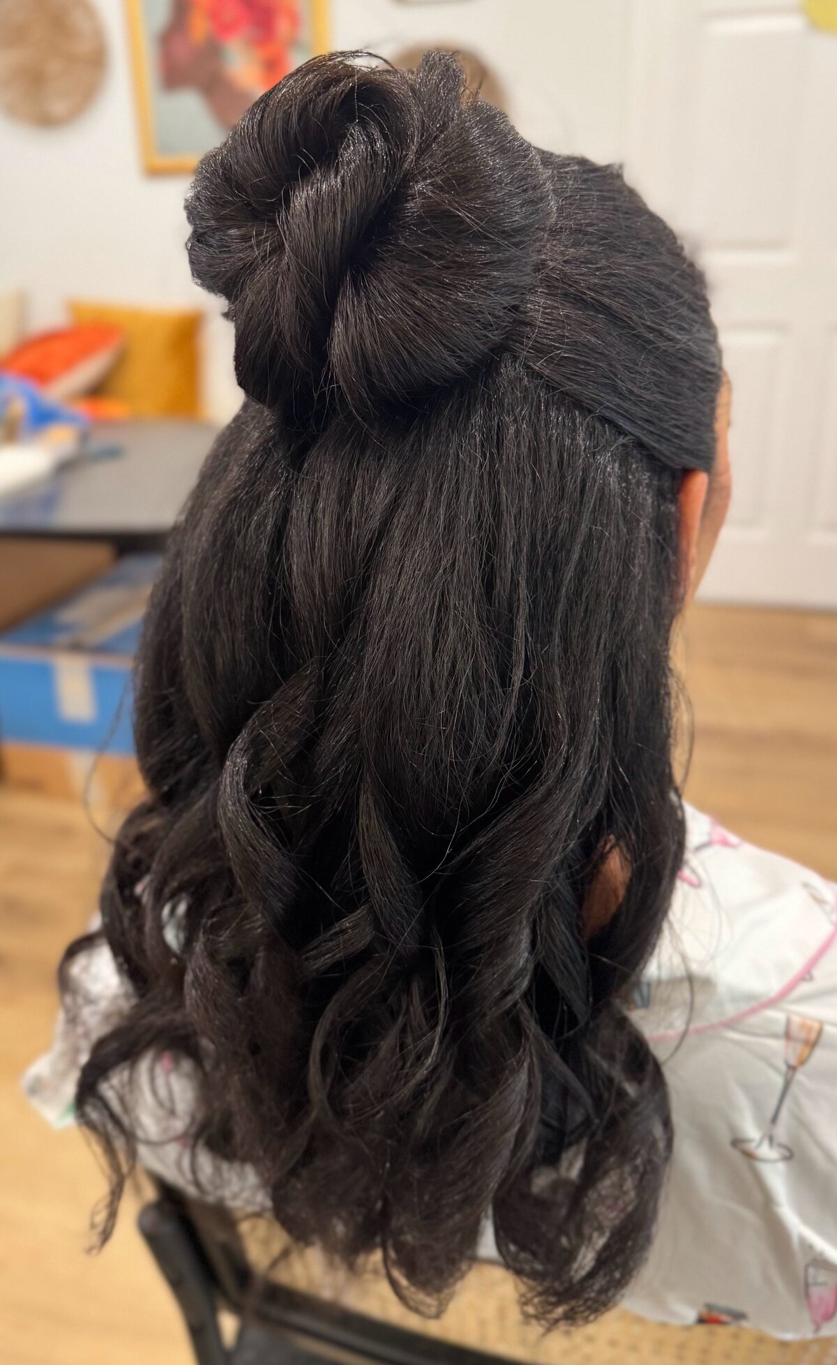half up wedding hairstyles for black women, Nashville bridal hair stylist