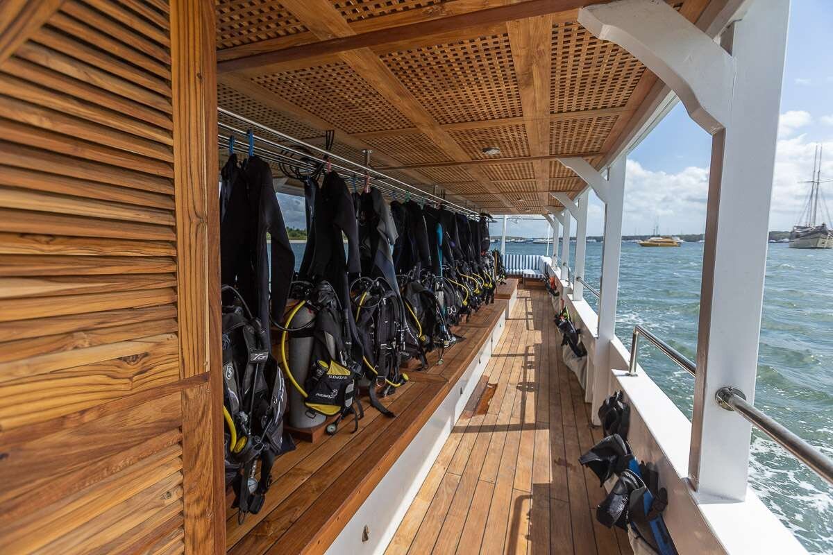 Zen Scubaspa Luxury Liveaboard Raja Ampat Dive Kit