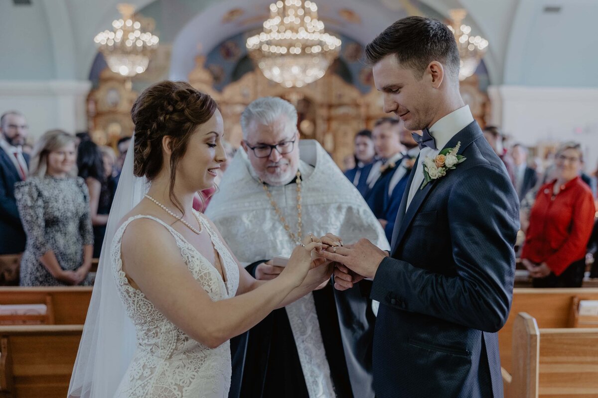Edmonton alberta Ukrainian church wedding photography
