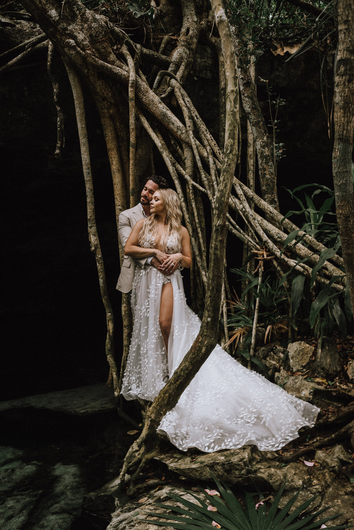 Mayan Wedding Ceremony at a Cenote in Tulum