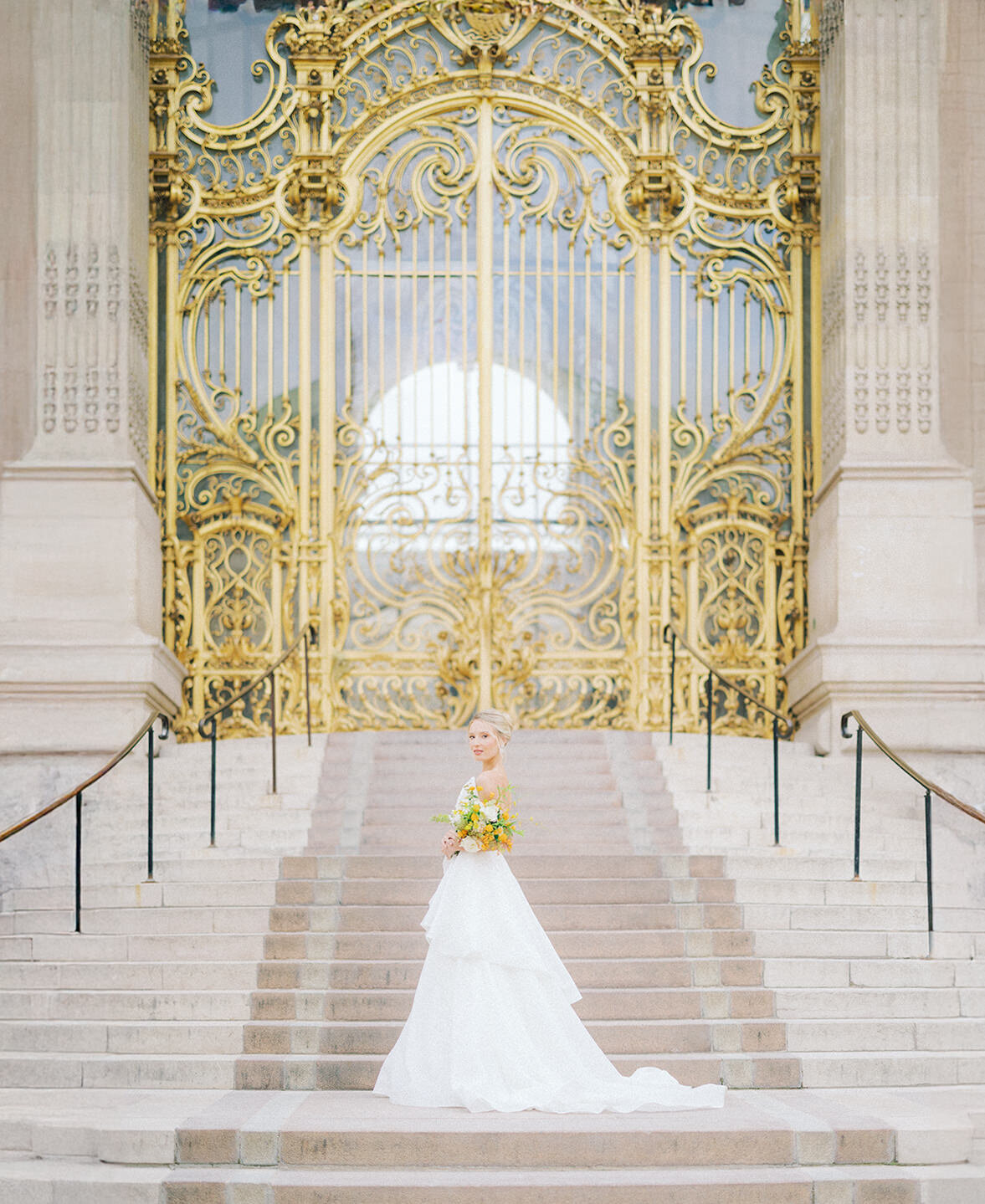Bride at the Petite Palaise