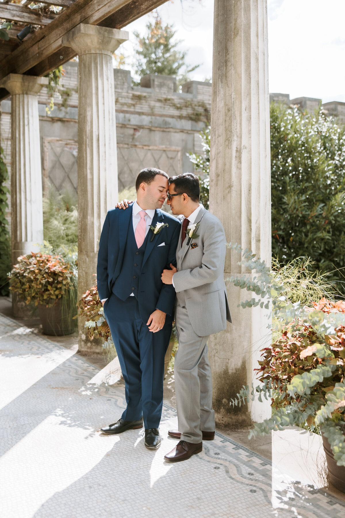 Mehul & Stefan - Rezdora NYC Untermyer Gardens - Intimate Wedding Previews 040
