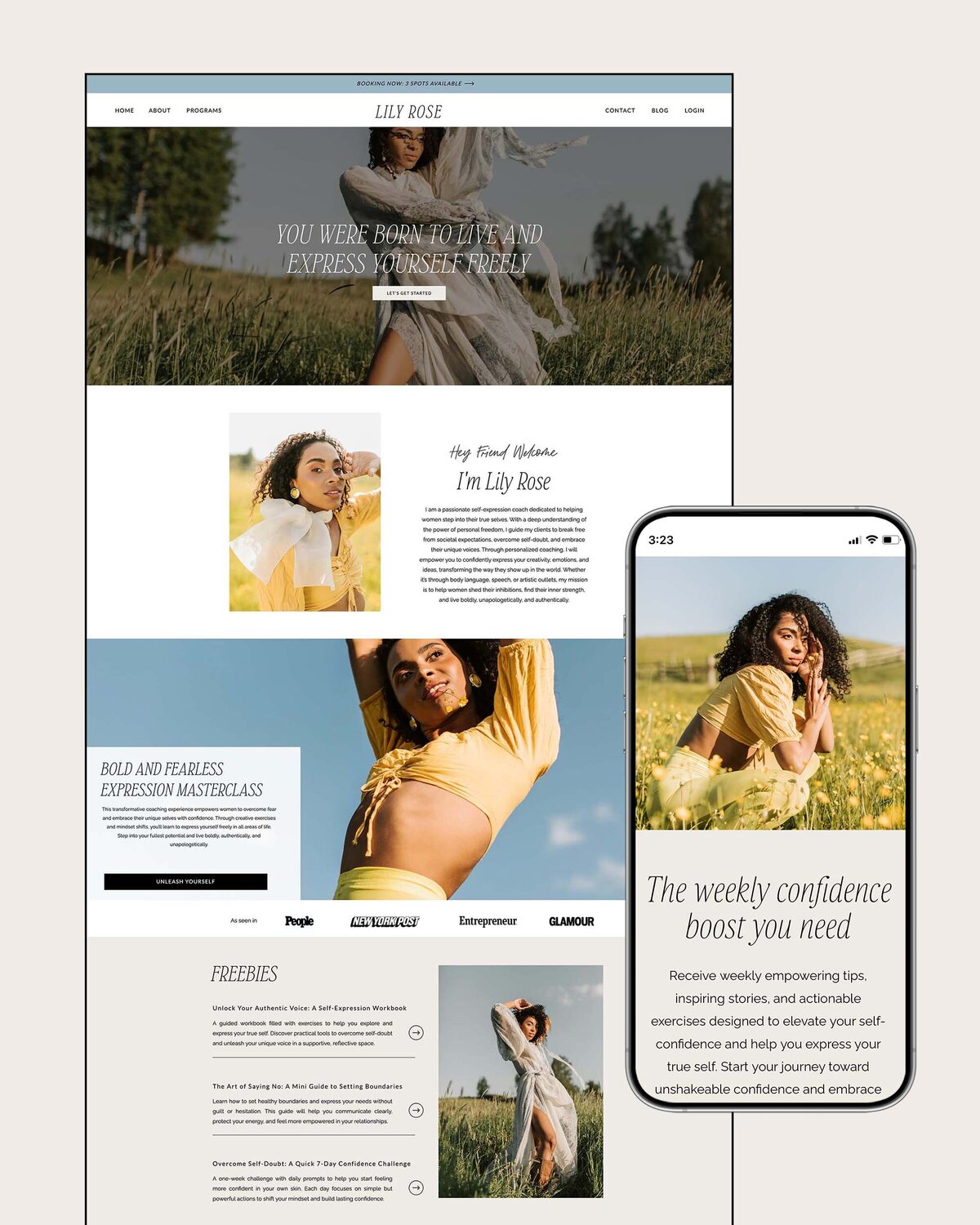 Lily Rose- Portfolio Cover