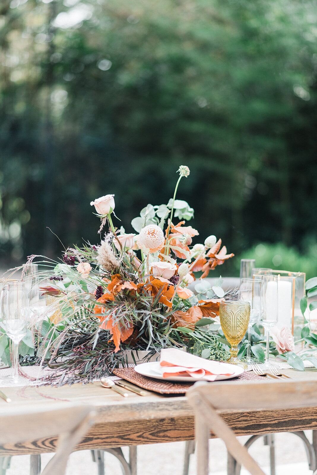 whimsical garden centerpiece