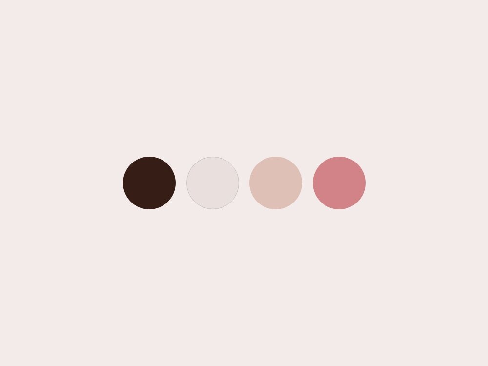 color palette for copywriter brand