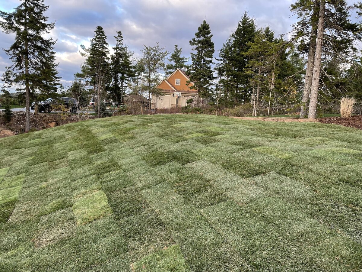 Ground Down Land Management - Halifax Excavation Services - Stone Landscaping Patio Work - sod installation - garden beds & mulch