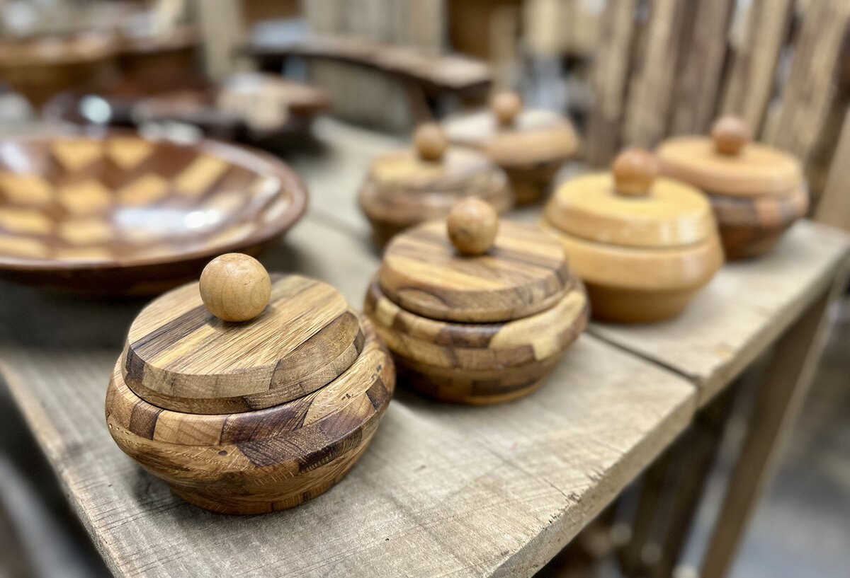 Rosewood Cottage wood bowls