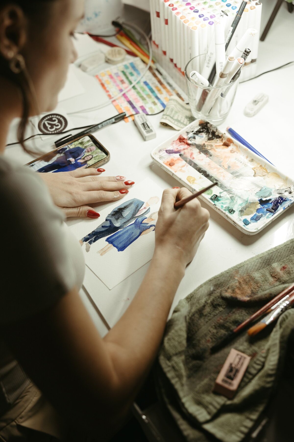 Live Guest Portraits - Action Shot 