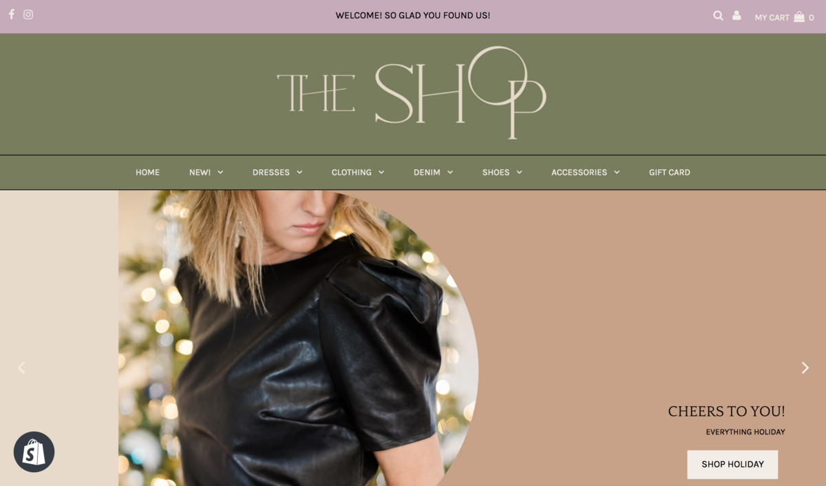 The Shop Website 1