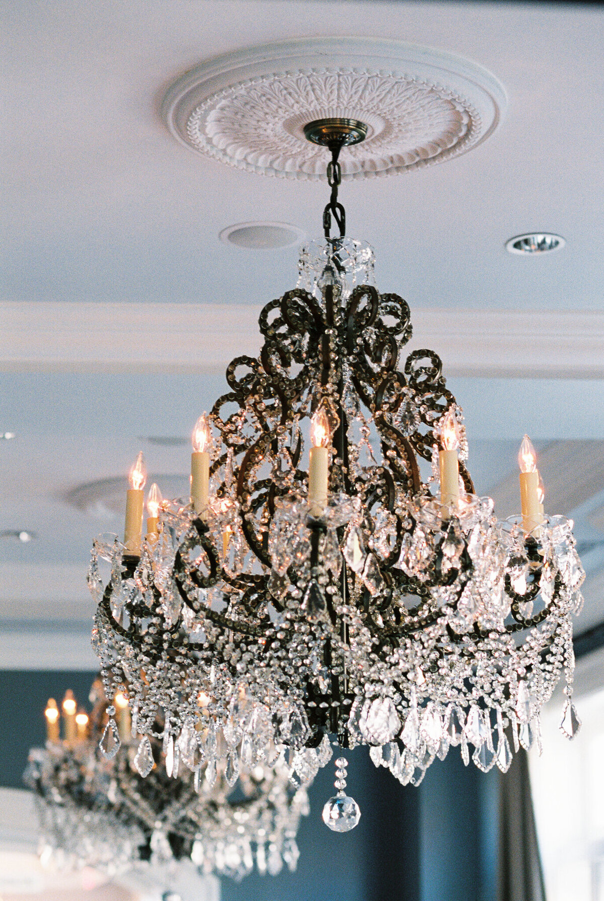 Charleston hotel chandelier