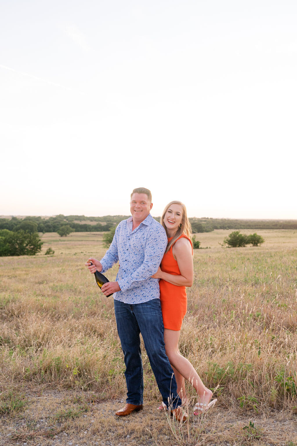 Engagement portraits on family ranch14