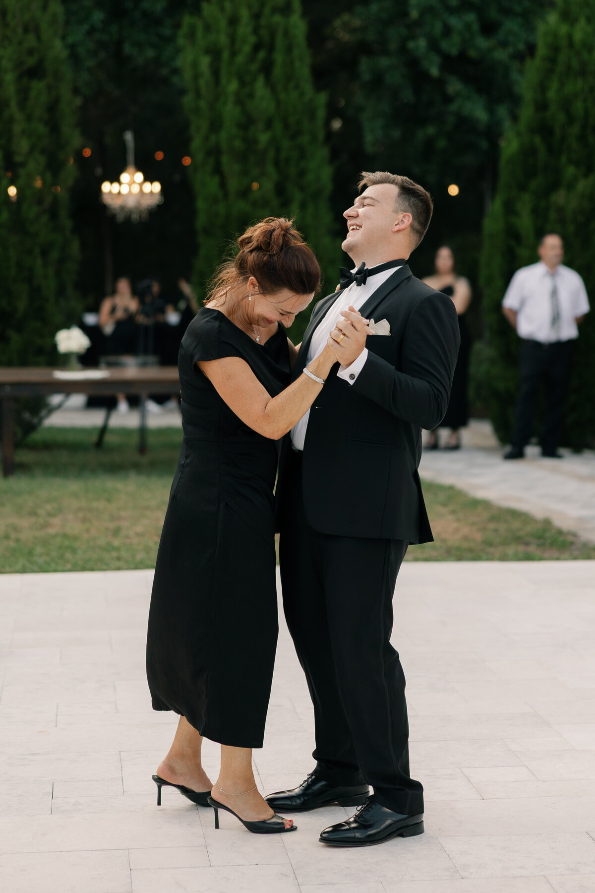 Mother son dance at La Casa Toscana Wedding Venue Fort Myers Florida