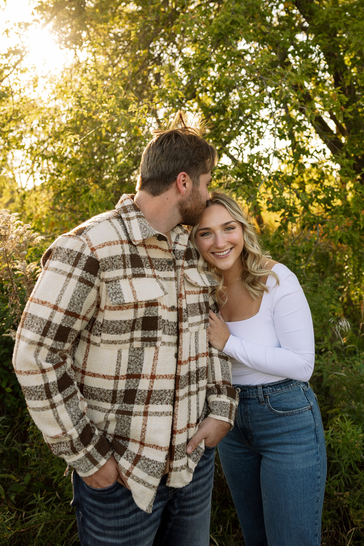 Wisconsin State Park Engagement Photographer Pike Lake South Kettle Moraine Unit Creative Couples Session-25
