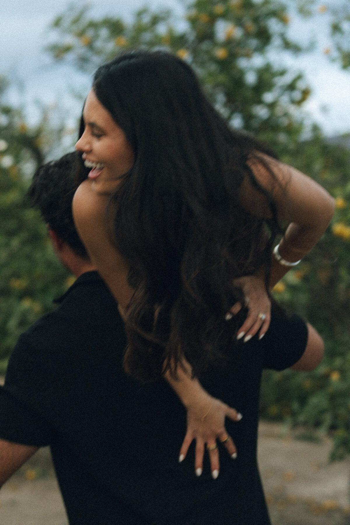 Orange County couples photography session at Citrus Ranch Park in Tustin