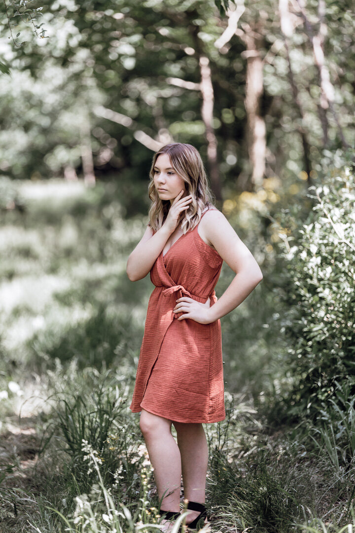 Kyliegh senior session in the woods0004